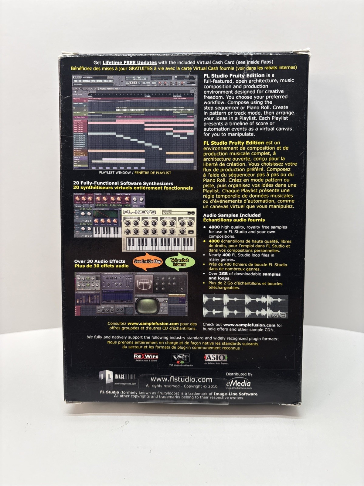 FL Studio 10 Fruity Edition (2010) Music Production Software In Box