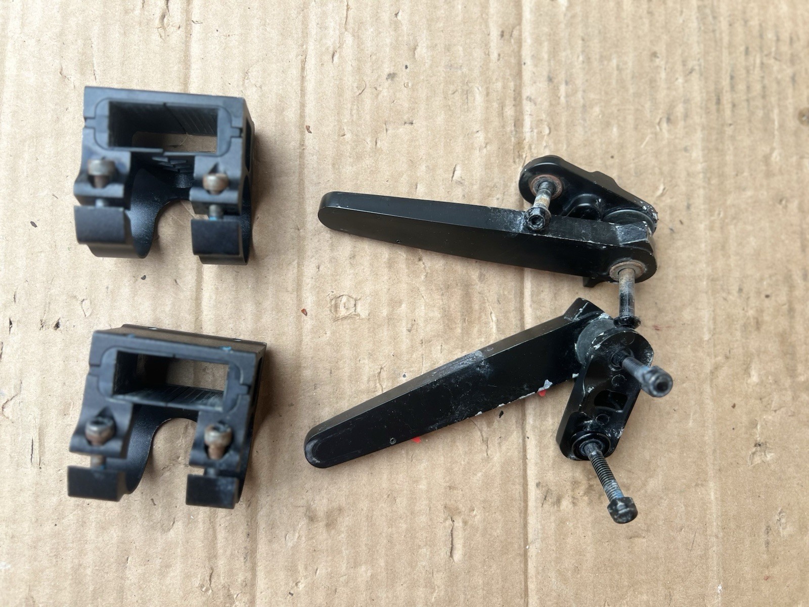 Motion Composites Wheelchair Sideguard Mounting Brackets C2 Helio