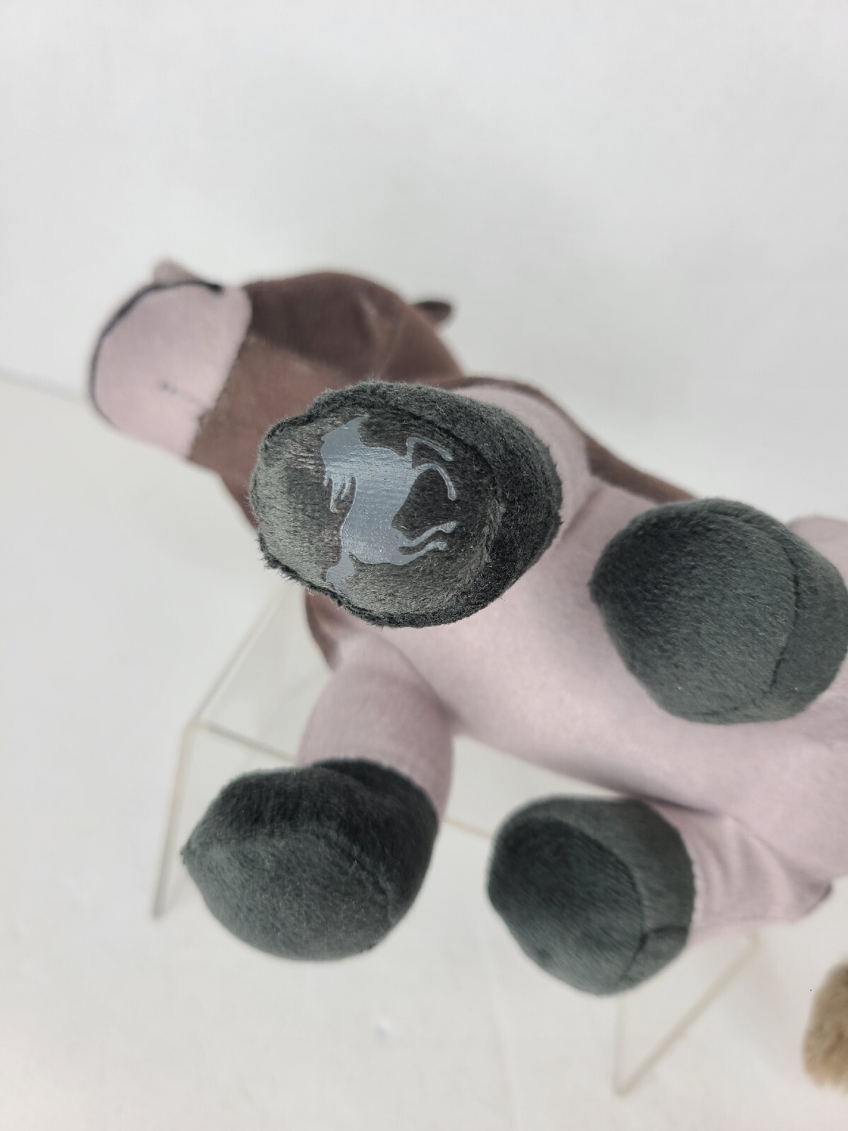 DreamWorks Spirit Riding Free Señor Carrots Donkey Plush Stuffed gray 8"