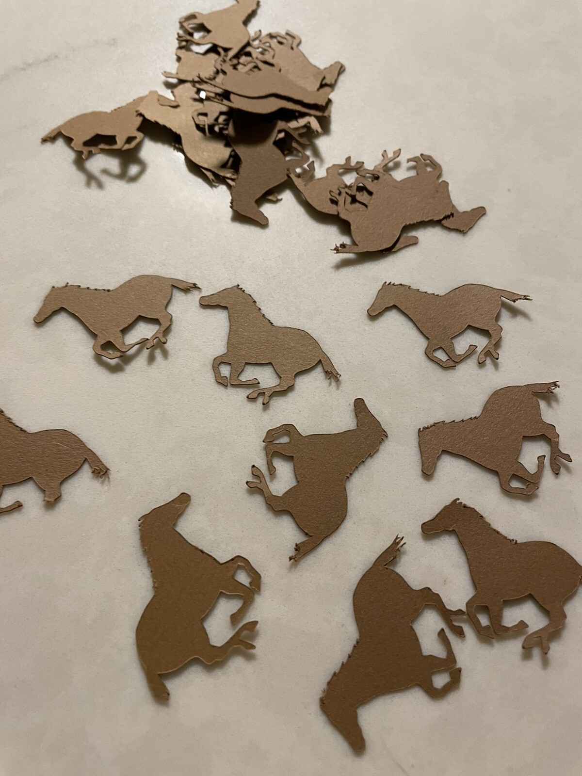 30 Horses 🐎Paper Punchies New Die Cuts