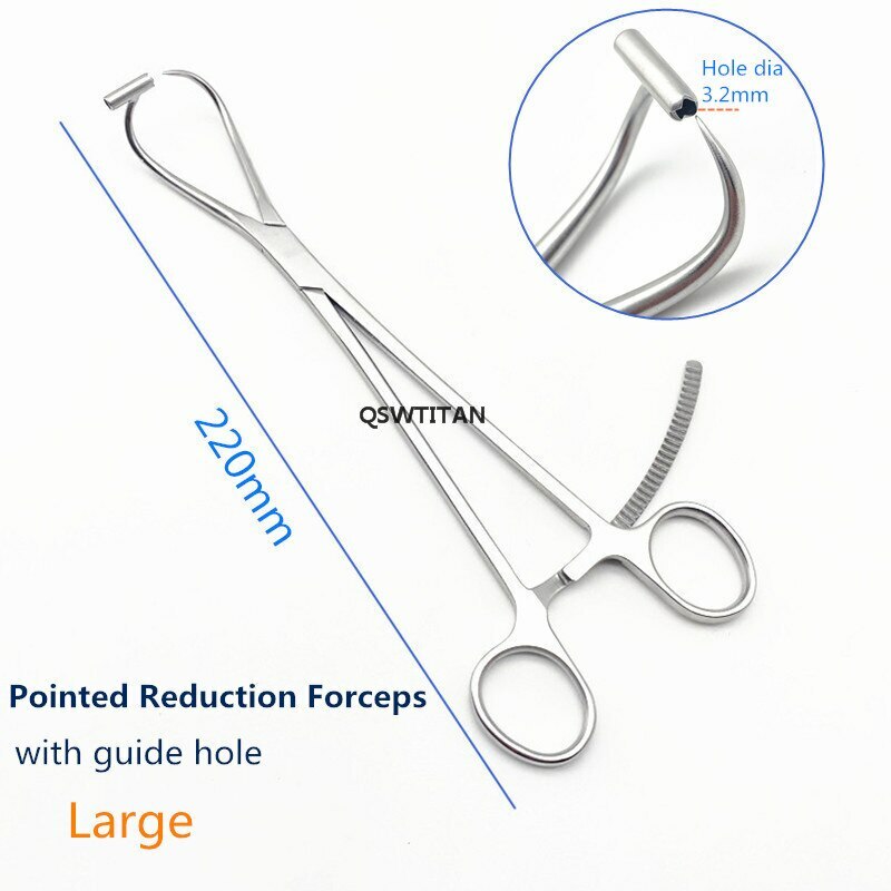 Bone Reduction Forceps Orthopedic Pointed Reduction Kirschner Wire Needle Guider