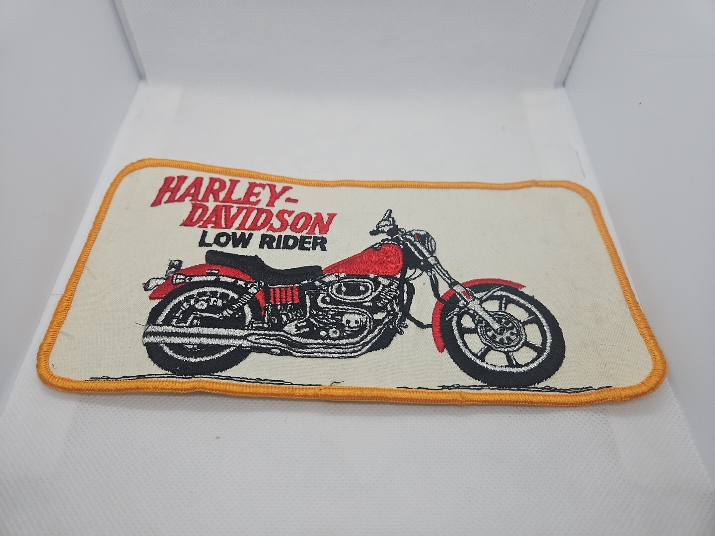 8-1/4 x 4 inch Harley Davidson Low Rider Patch