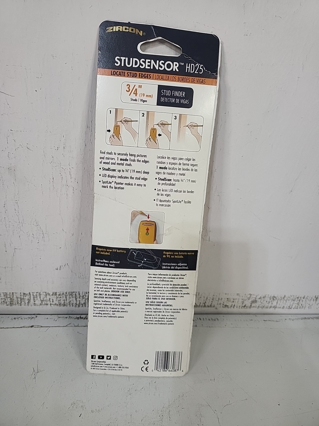 Zircon StudSensor HD25 Stud Finder