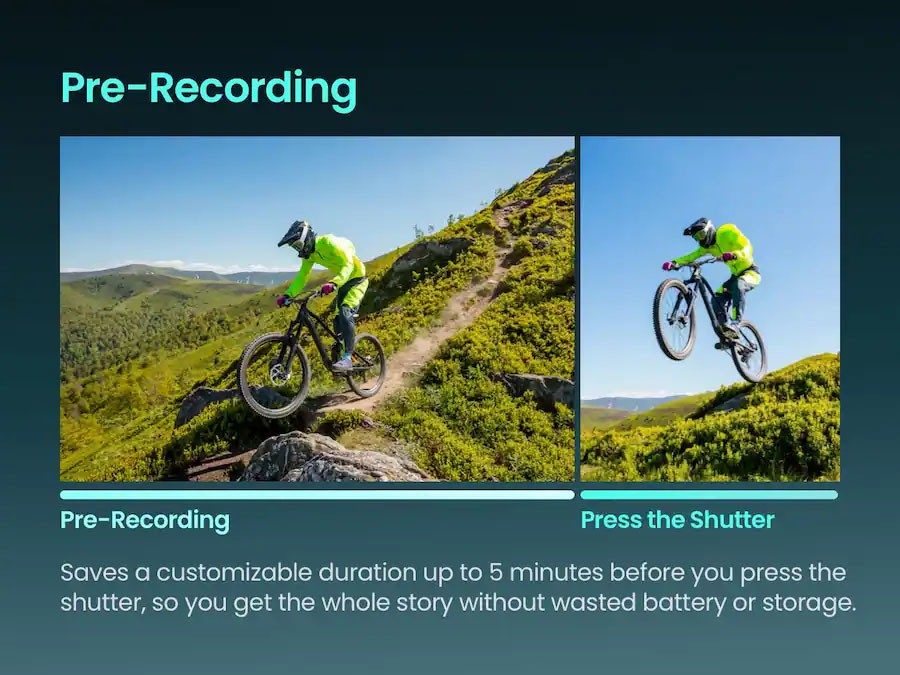 Xtra Sphra360 Action Camera,8K Panoramic Video,1'' Sensor Equivalent,Waterproof