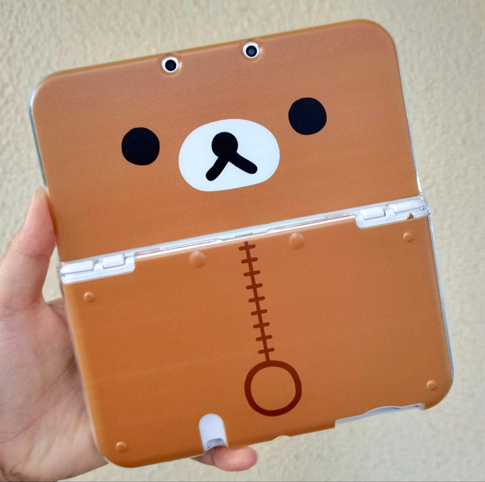 Rare Cute Rilakkuma Bear Themed Shell Cover Protective Case for Nintendo series