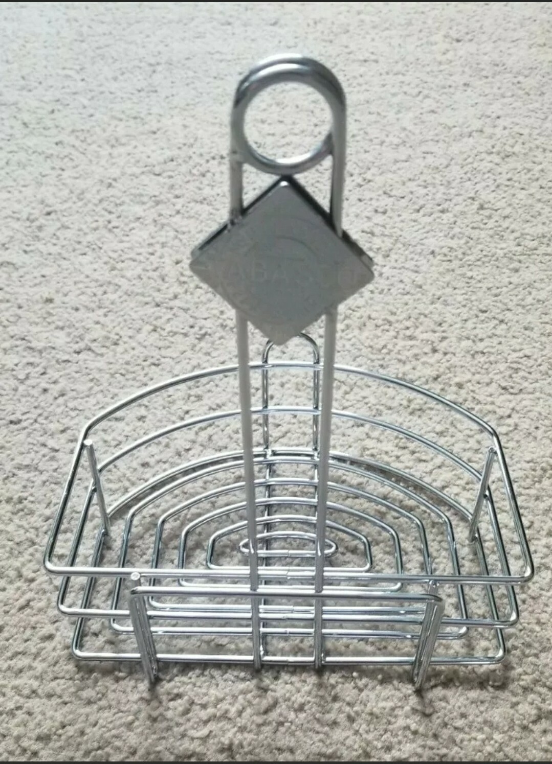 Tabasco Pepper Sauce Condiment Caddy Holder Steel Table Top Restaurant