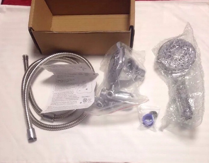 Hotel Spa Multiple Setting Ultra Luxury Spiral Three-Way Showerhead Handheld