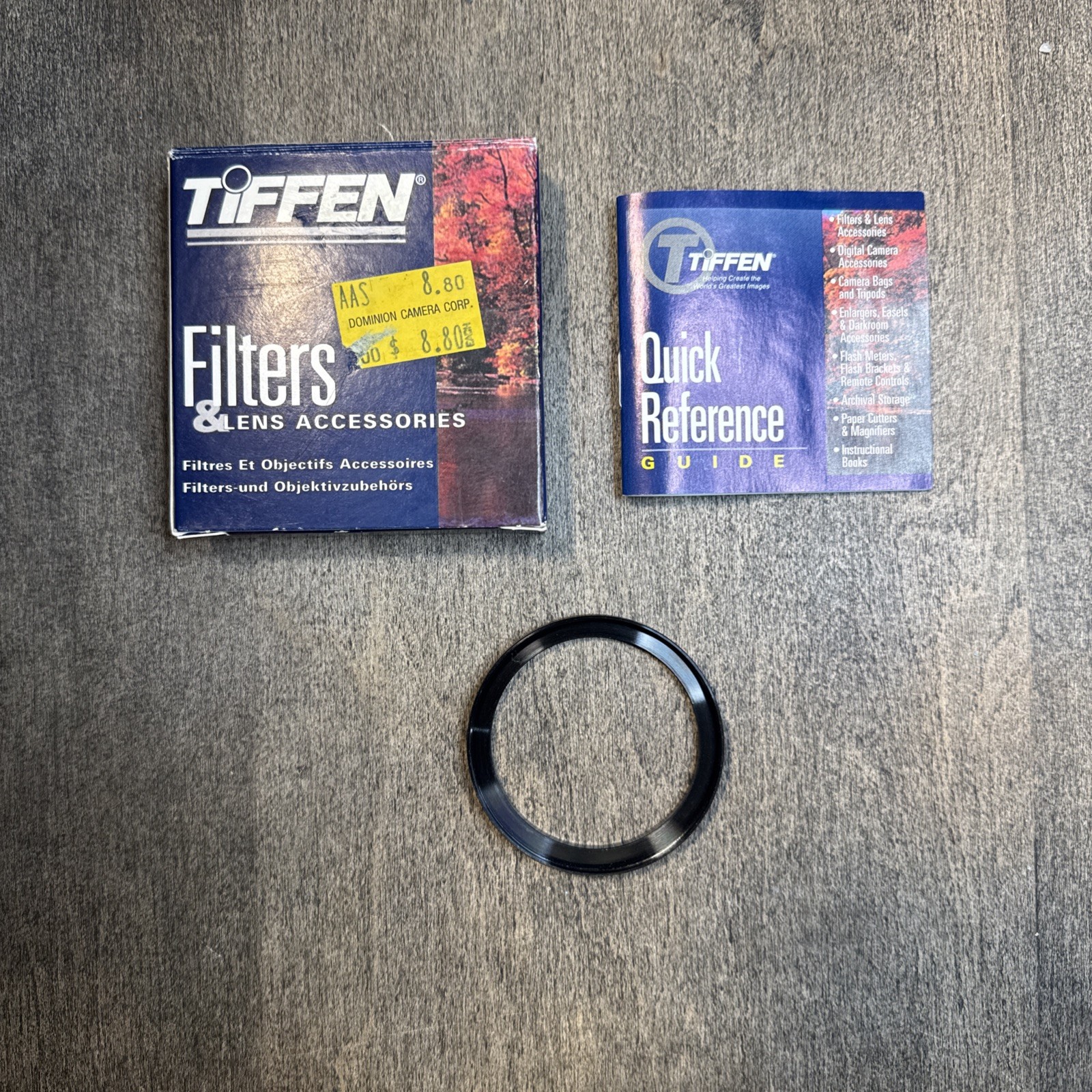 Tiffen 52mm-55mm Metal Step Up Lens Filter Adapter Ring