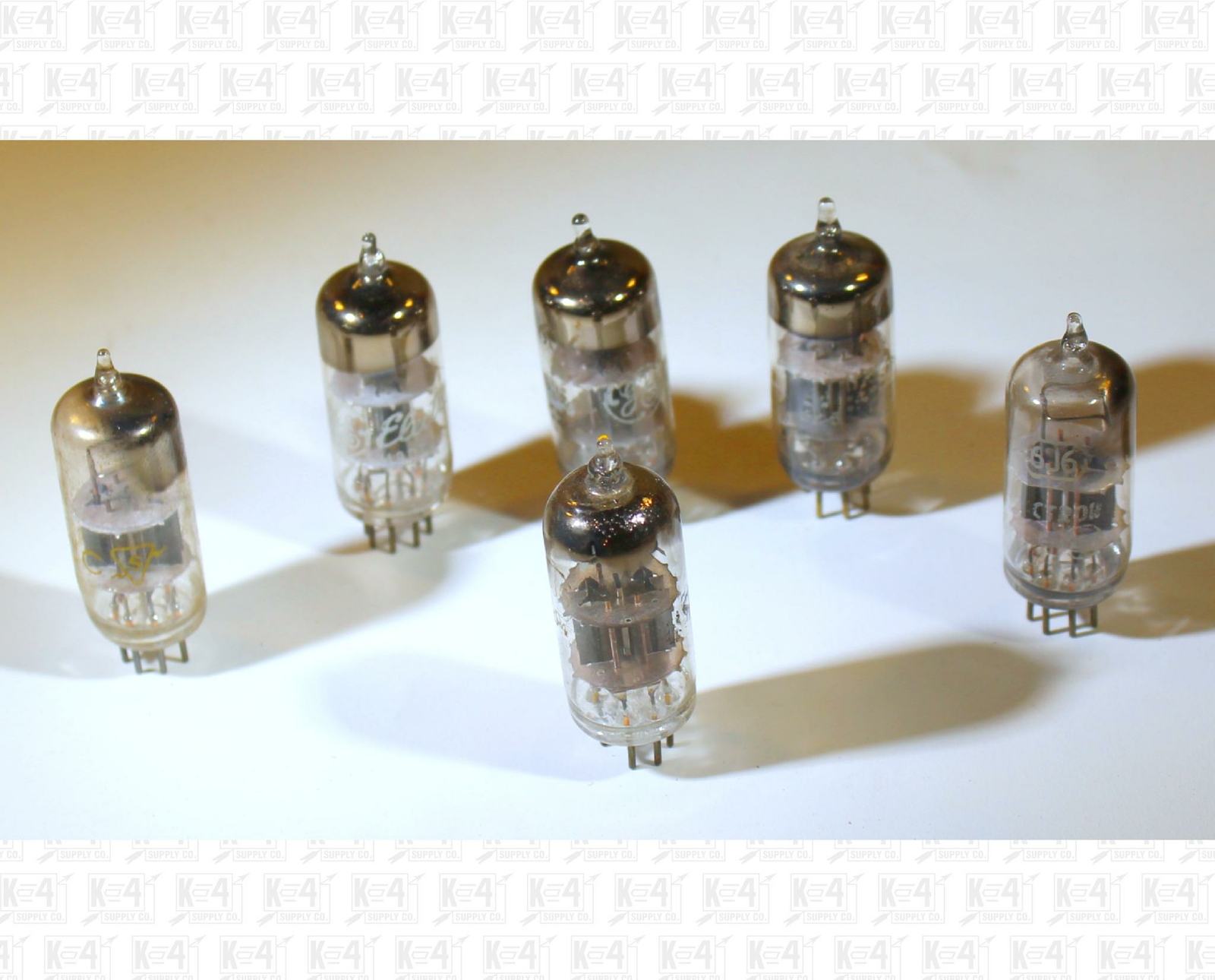 Assorted 6J6 Vacuum Tubes Made In USA Tested Used Good Lot Of 6