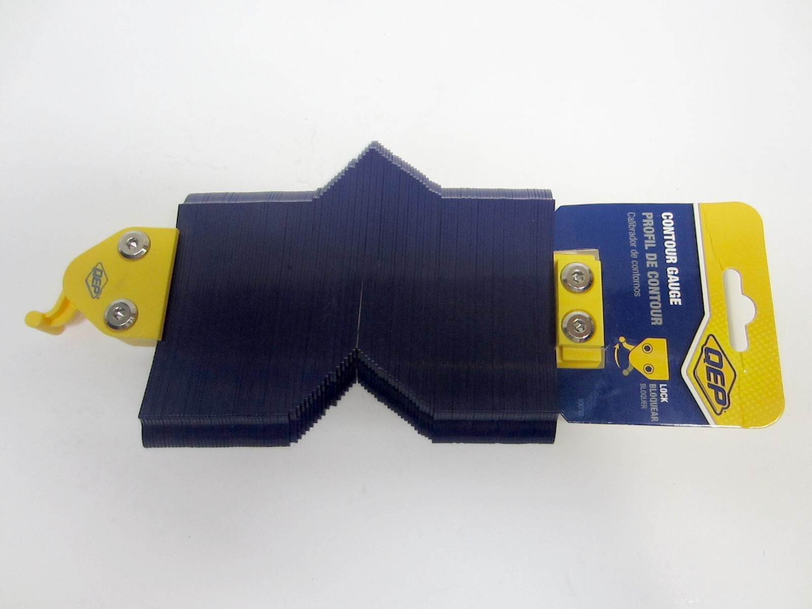 QEP 6" Locking Professional Profile & Contour Gauge Angle Shape Duplicator