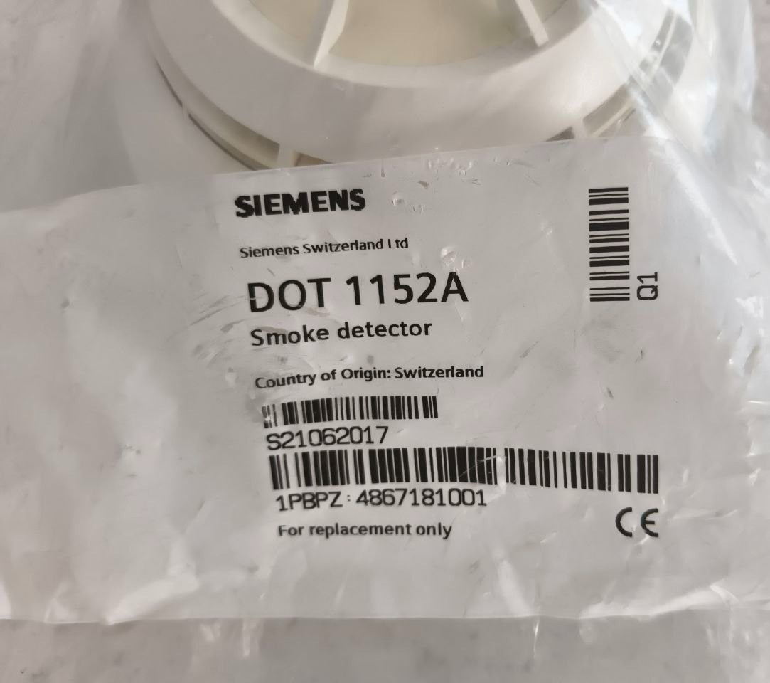 Siemens DOT 1152A Smoke Detector Fast Shipping