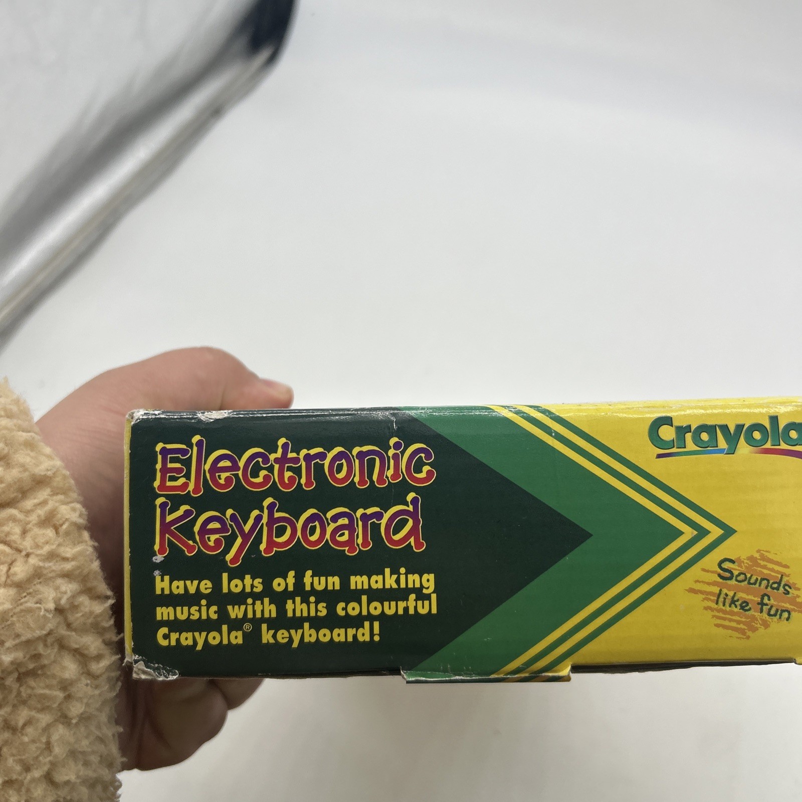 Vintage 1998 Crayola Binney & Smith Electronic Keyboard W/Storage