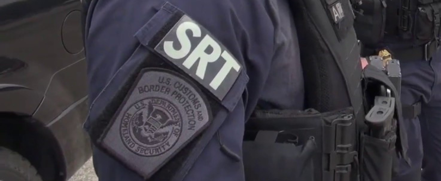 KANDAHAR-WHACKER JSOC AFGHAN MP TRAINING: CBP Special Respond Team SRT + US Flag