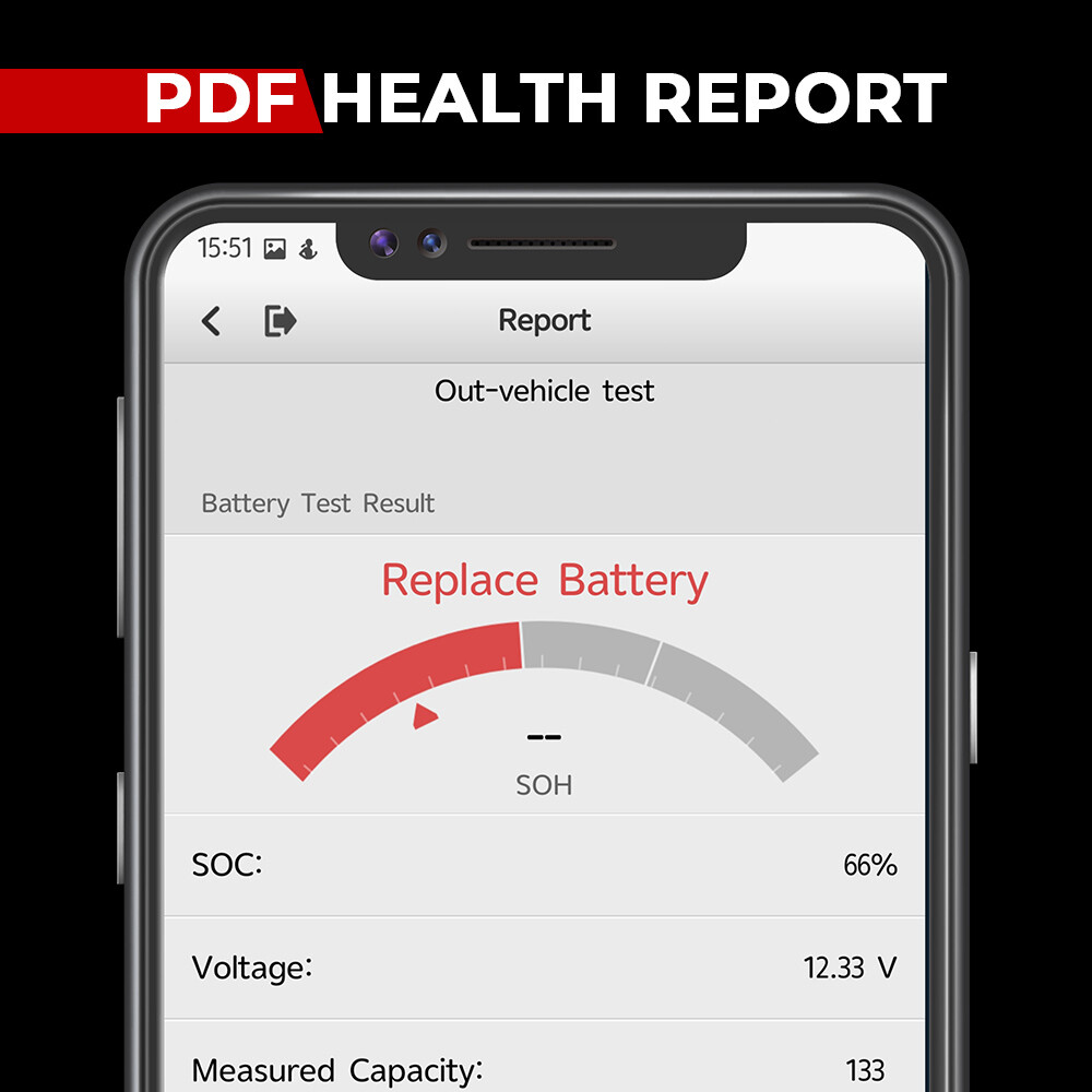 AUTEL MaxiBAS BT506 Auto Battery Electrical System Analysis Tool 100 - 2000 CCA