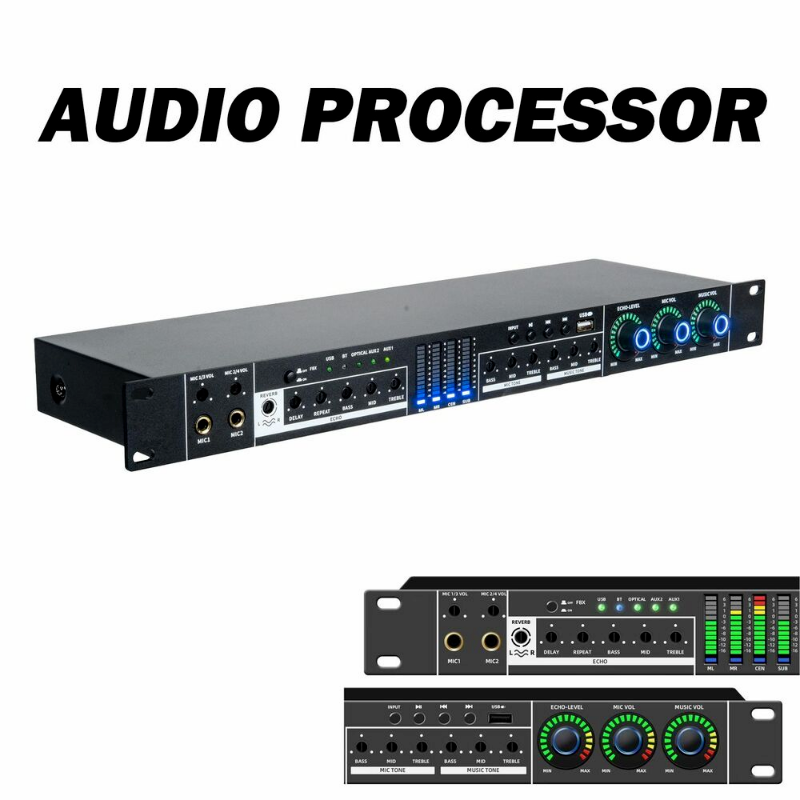 Professional Karaoke Processor Audio Processor Pre-Effects KTV Digital Audio NEW