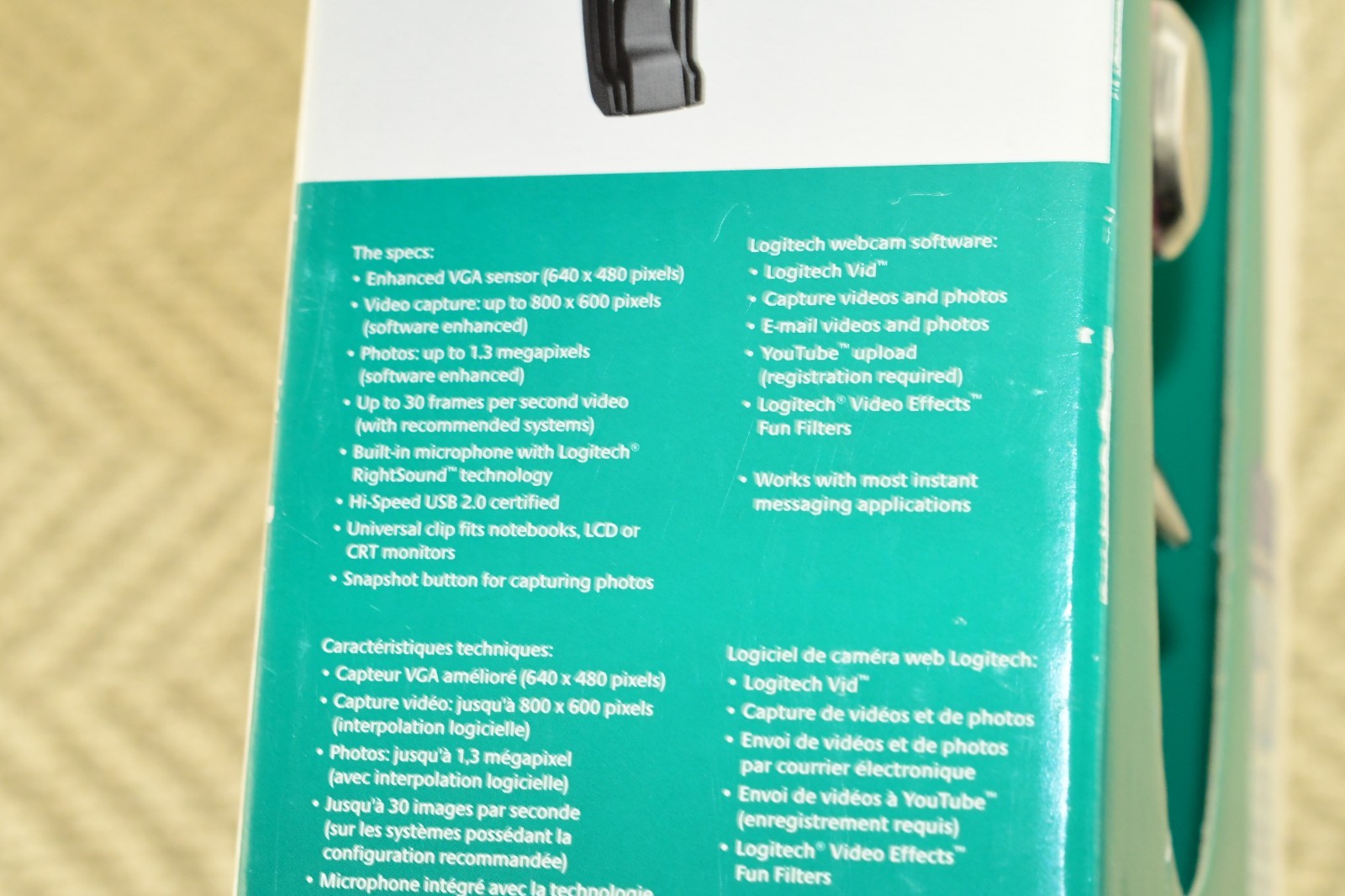 Logitech C250 Webcam Dusty Rose 960-000655 - NEW IN BOX