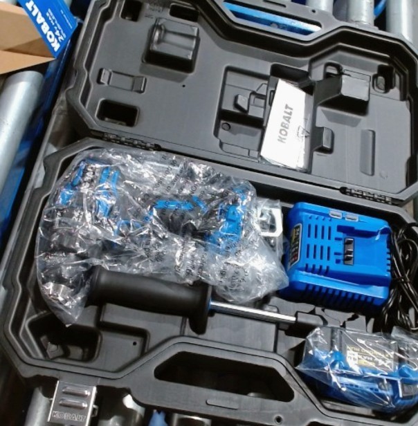 Kobalt XTR 24V Max Brushless Drill/Driver Kit 4Ah Battery/Charger/XTR Hardcase