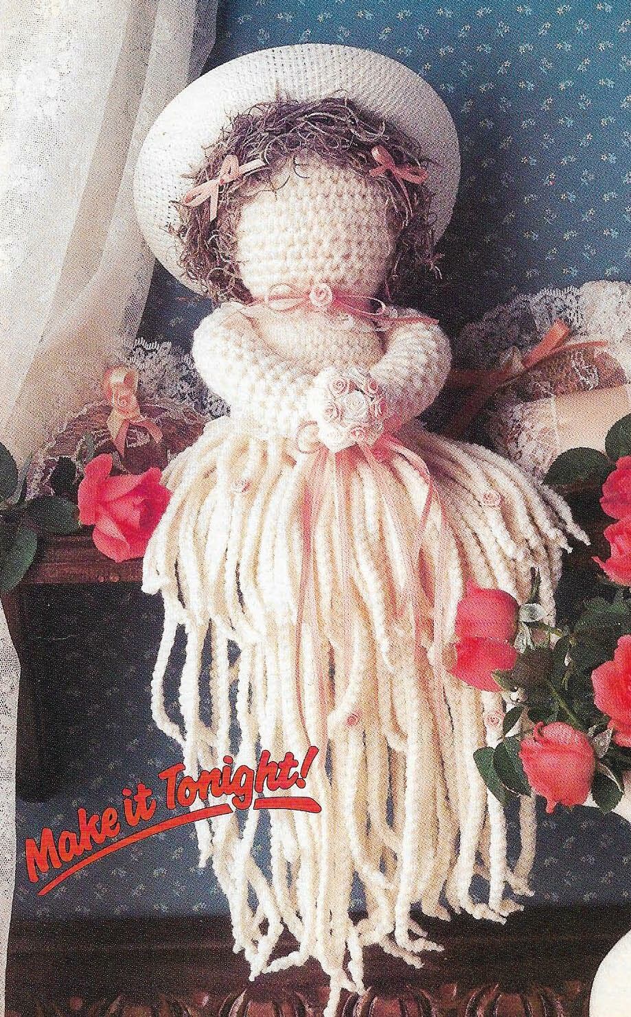 BONNY MOP DOLL HOME DECOR DIGEST SIZE CROCHET PATTERN INSTRUCTIONS