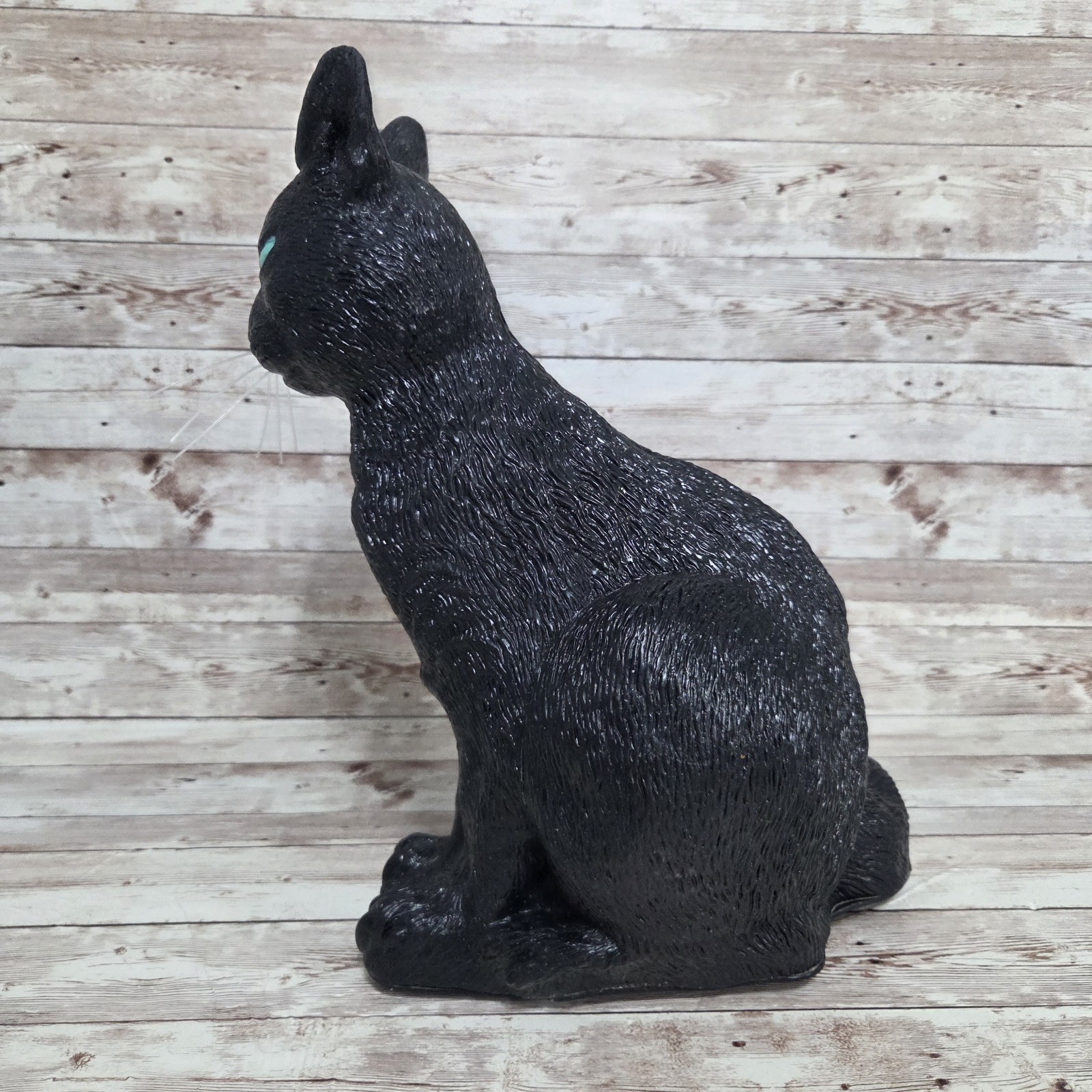 Vintage Easter Unlimited Realistic Rubber Black Cat 13”