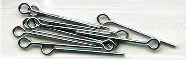 JV Models HO Eye Bolts Formed Wire pkg(12) .030in Diameter 5/64in Eye x 1/2 8482