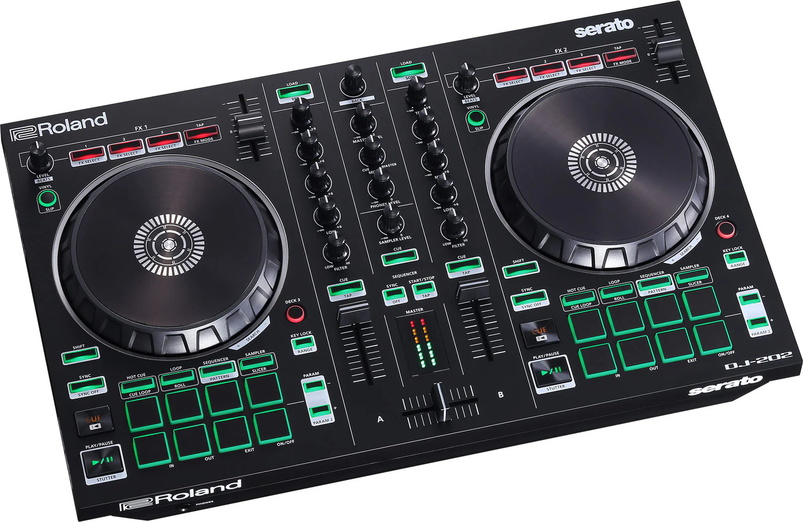 Roland DJ-202 Two-Channel DJ Controller with TR Drums