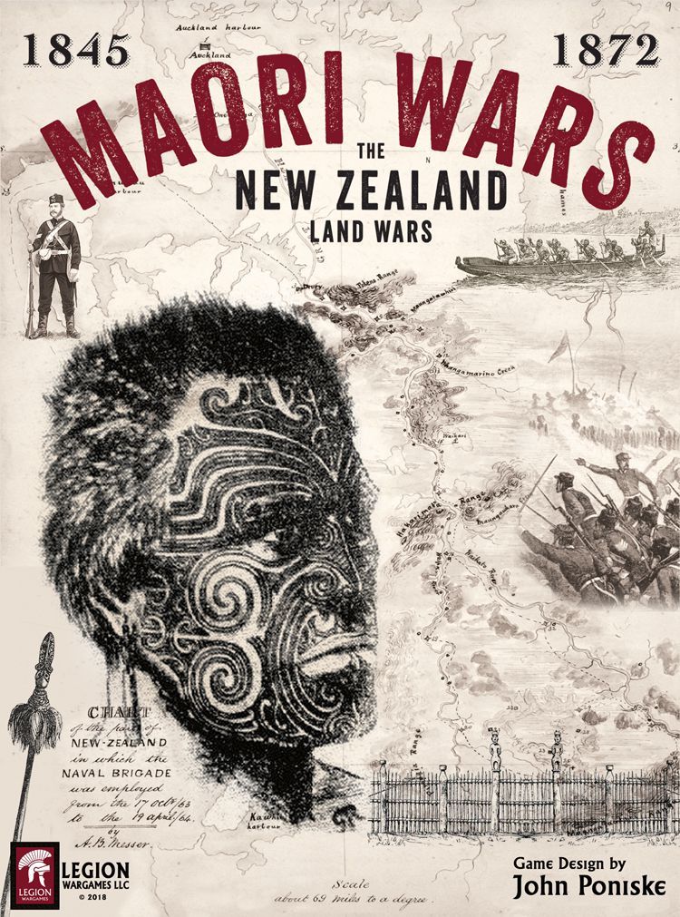 Legion Wargames Maori Wars New Zealand, 1845 New In Shrink Wrap Fast Shipping