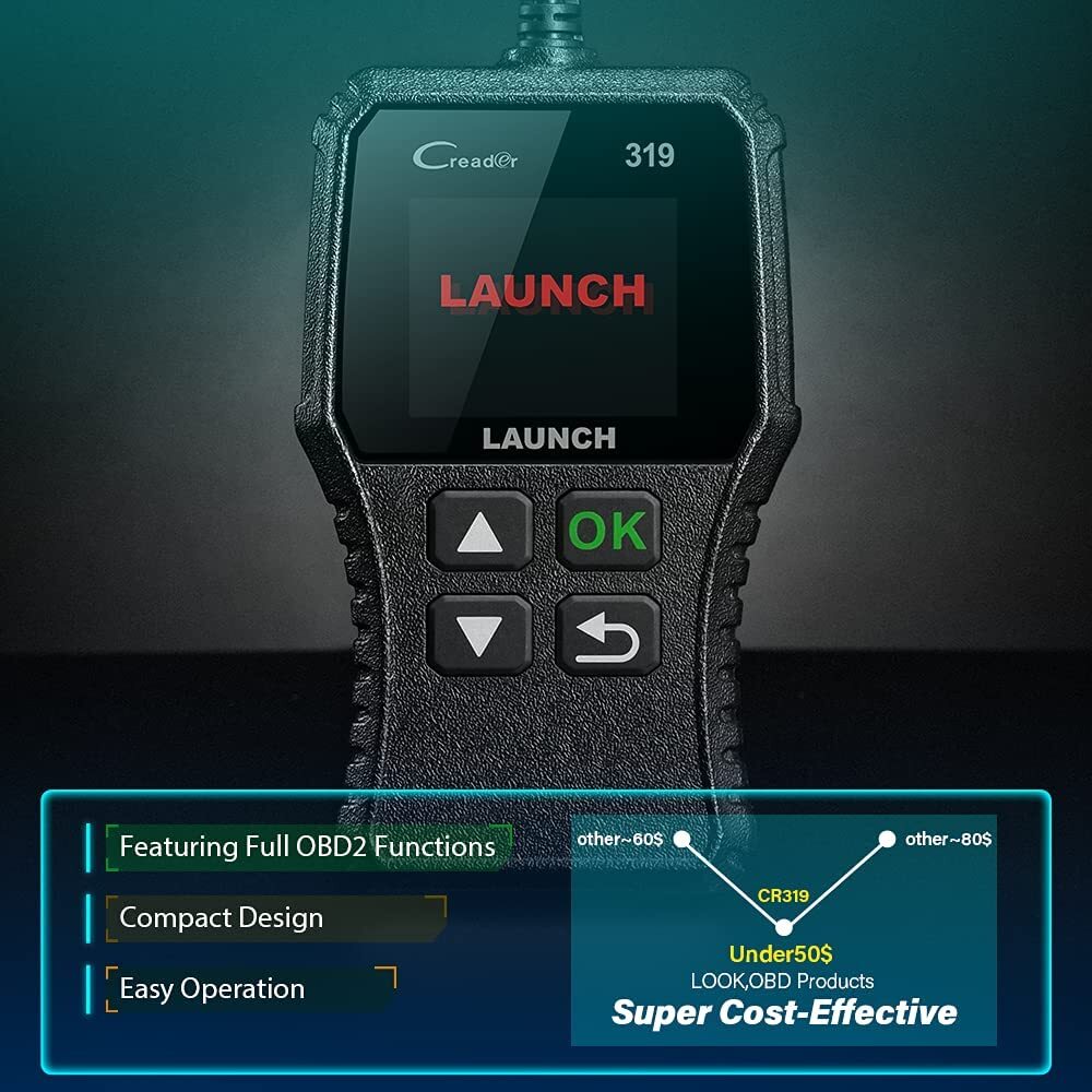 LAUNCH CR319 OBD2 Scanner Universal Car Fault Code Reader Engine Diagnostic Tool