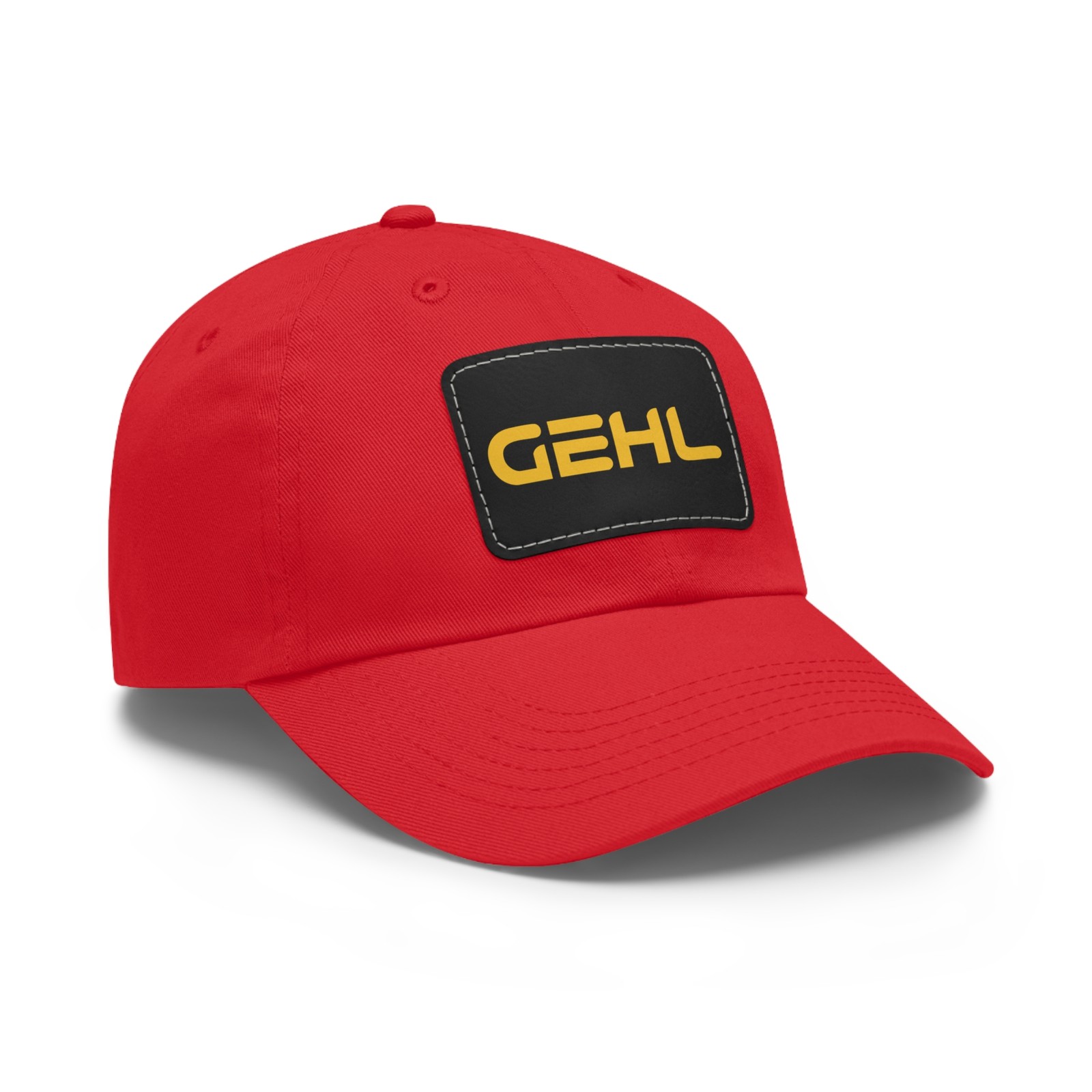 USA Gehl Construction Equipment Logo Dad Hat w/ Leather Patch