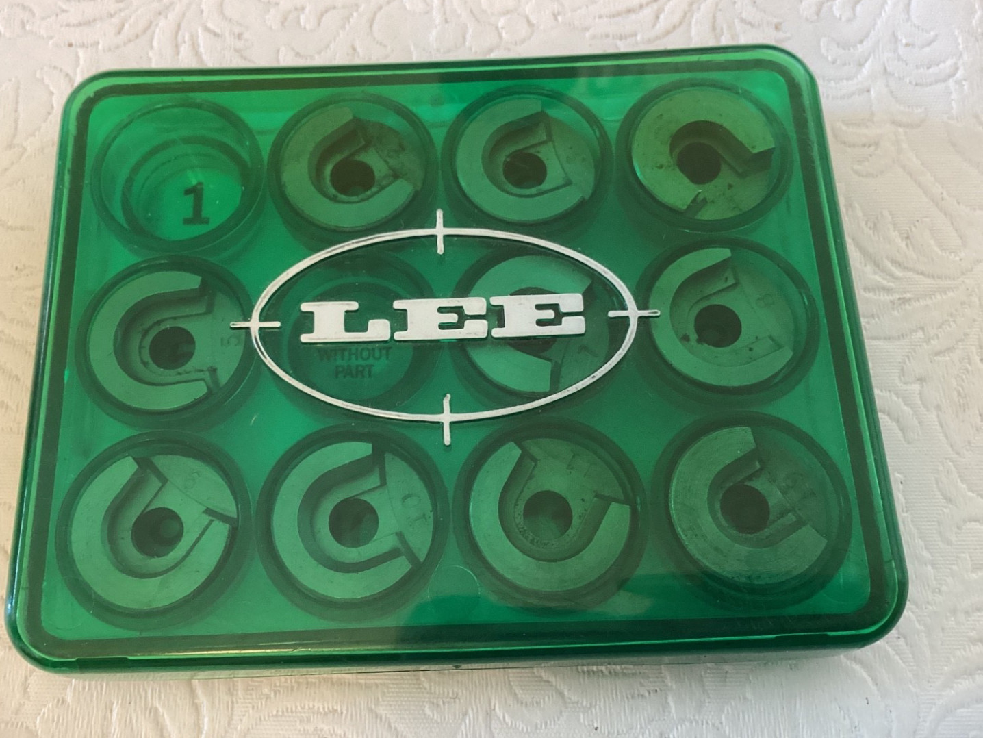 Lee Precision 90197 Universal Shell Holder Set 10 Piece Green Reloading Press