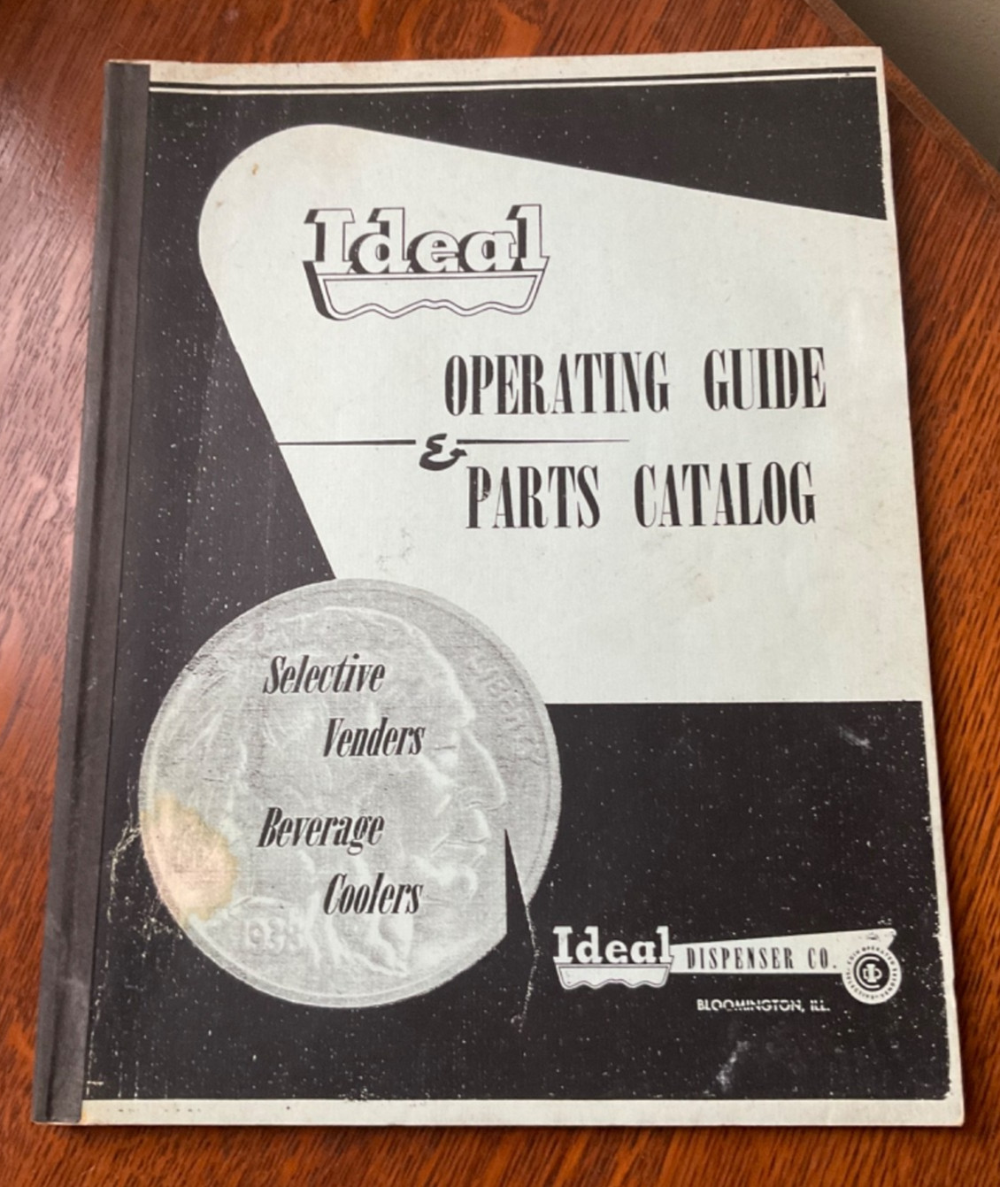 Vintage IDEAL Selective Vendors Beverage Coolers Operating Guide & Parts Catalog