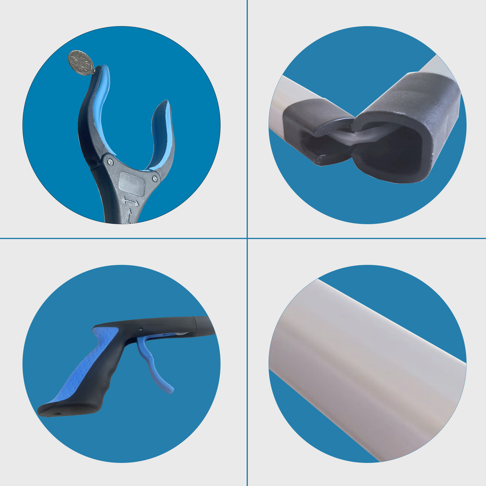 Foldable Reach Grab Tool, Garden Cleaning Mobile Assisted Picking Tool