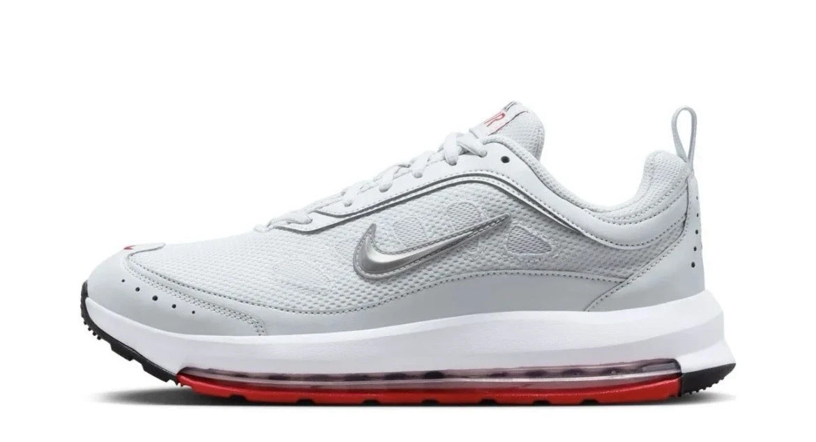 Nike Air Max AP Pure Platinum Metallic Silver Sneakers CU4826-012 Mens Size