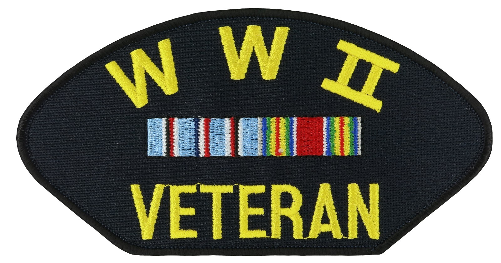 World War II Veteran Embroidered Patch (C24) 6" x 3" FREE SHIPPING Patch 92000