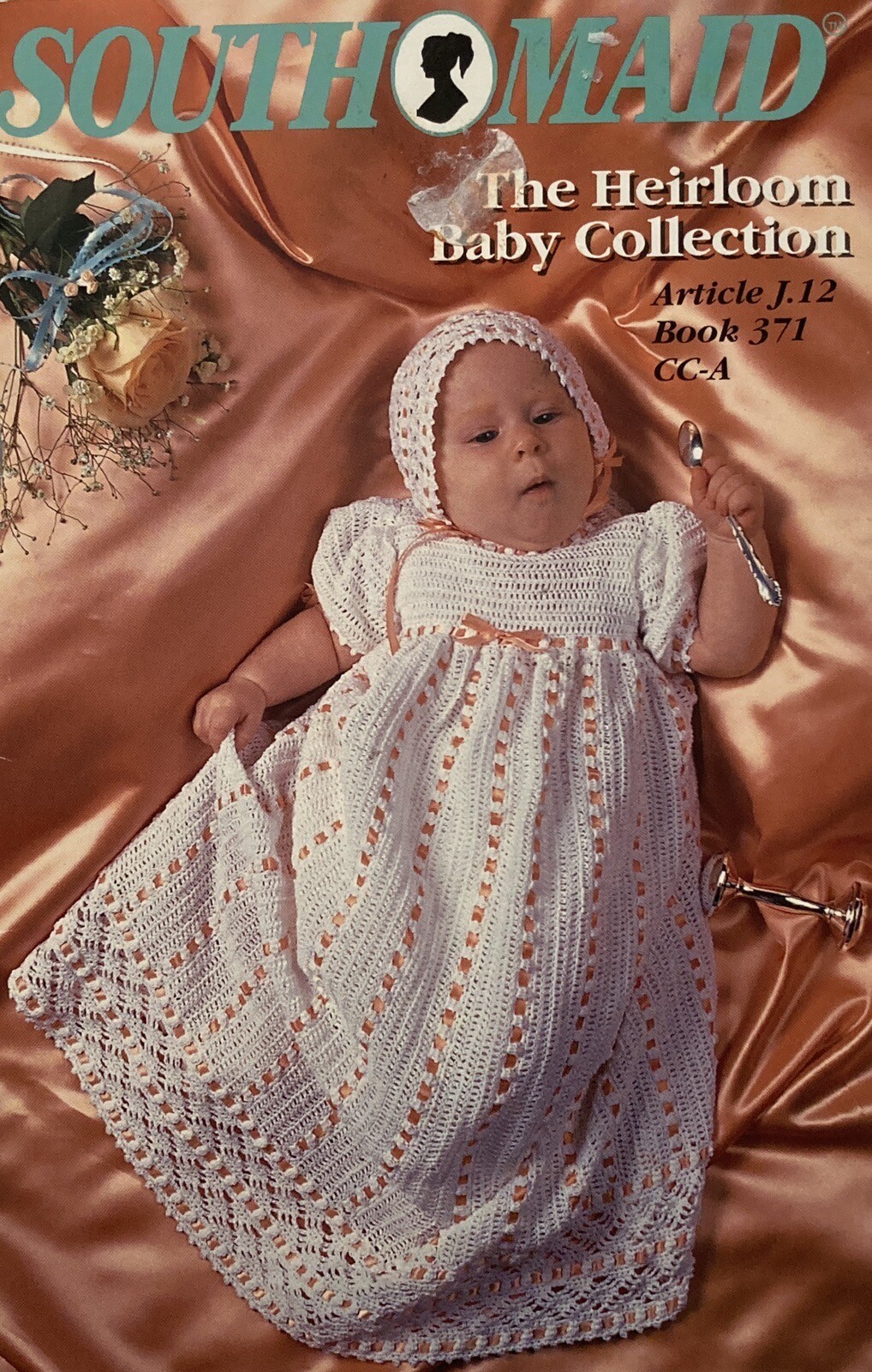Heirloom Baby Collection: thread crochet christening gown 0-12, curtains, pillow