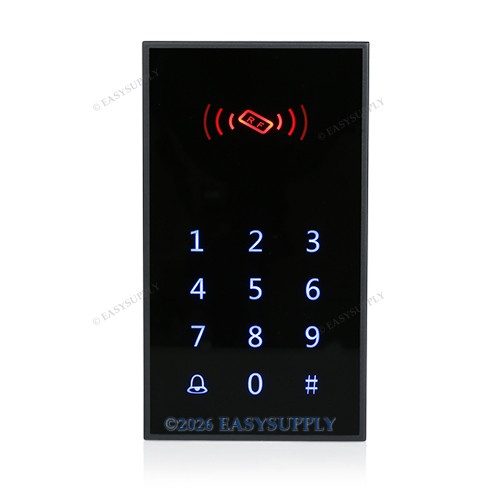 Remote Controlled RFID Door Access Control System Kit + Electric Lock + Doorbell