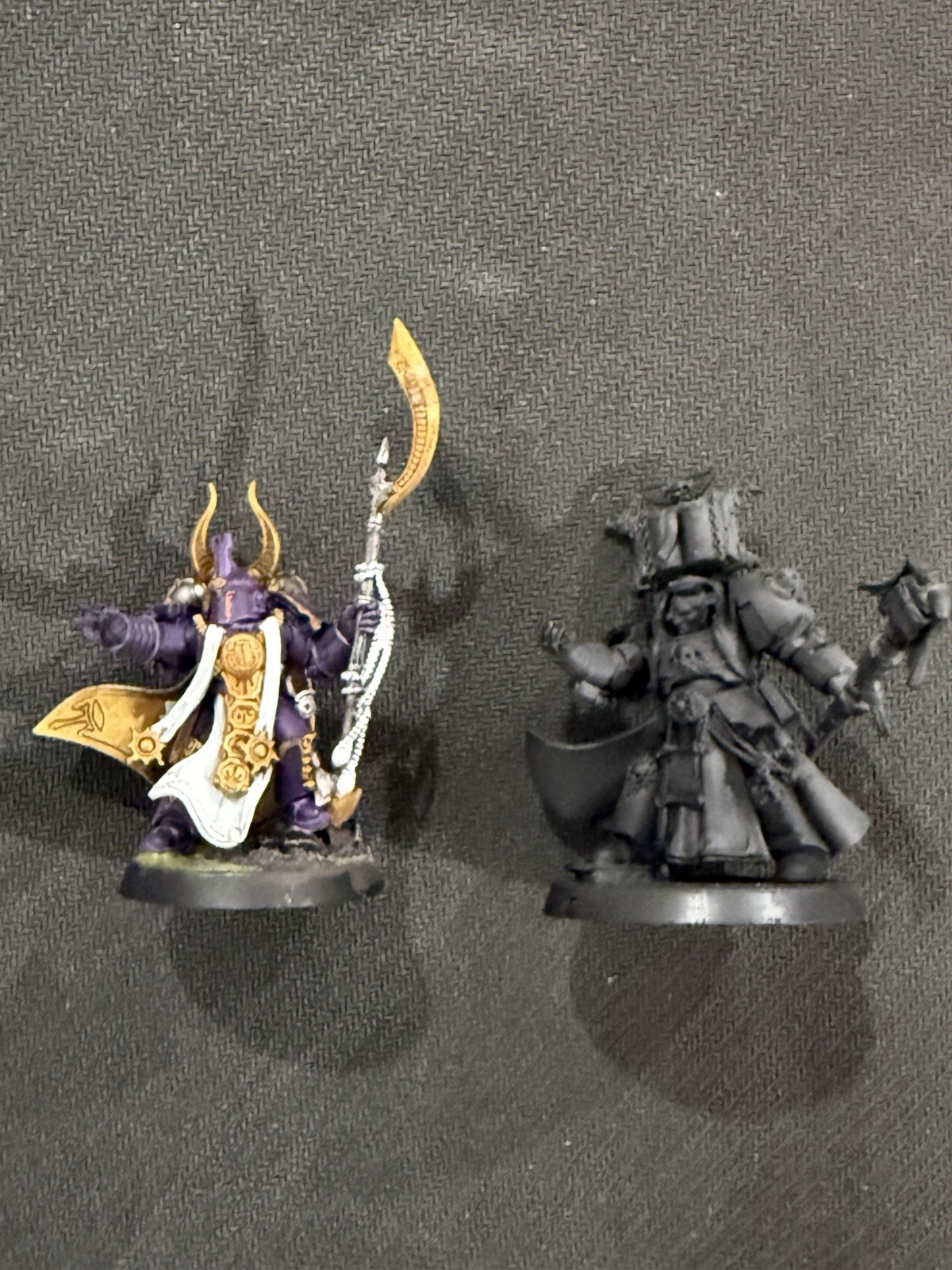 GW 40K/30K Terminator Librarian (primed)/Prospero Ahriman (painted/Damaged) Lot