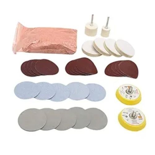 Polishing Kit, 34Pcs/Set Scratch Removal Set Deep Scratch Remover Window Repair