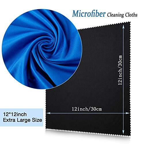 12 Pack Extra Large Microfiber Cleaning Cloth Multicolor For Eyeglasses Devices