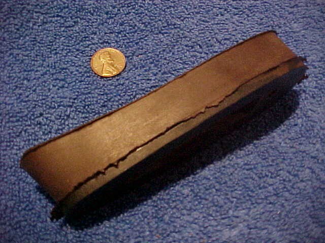 Vintage Factory Remington Buttpad Brown Rubber Rifle Shotgun Recoil Pad kmCc