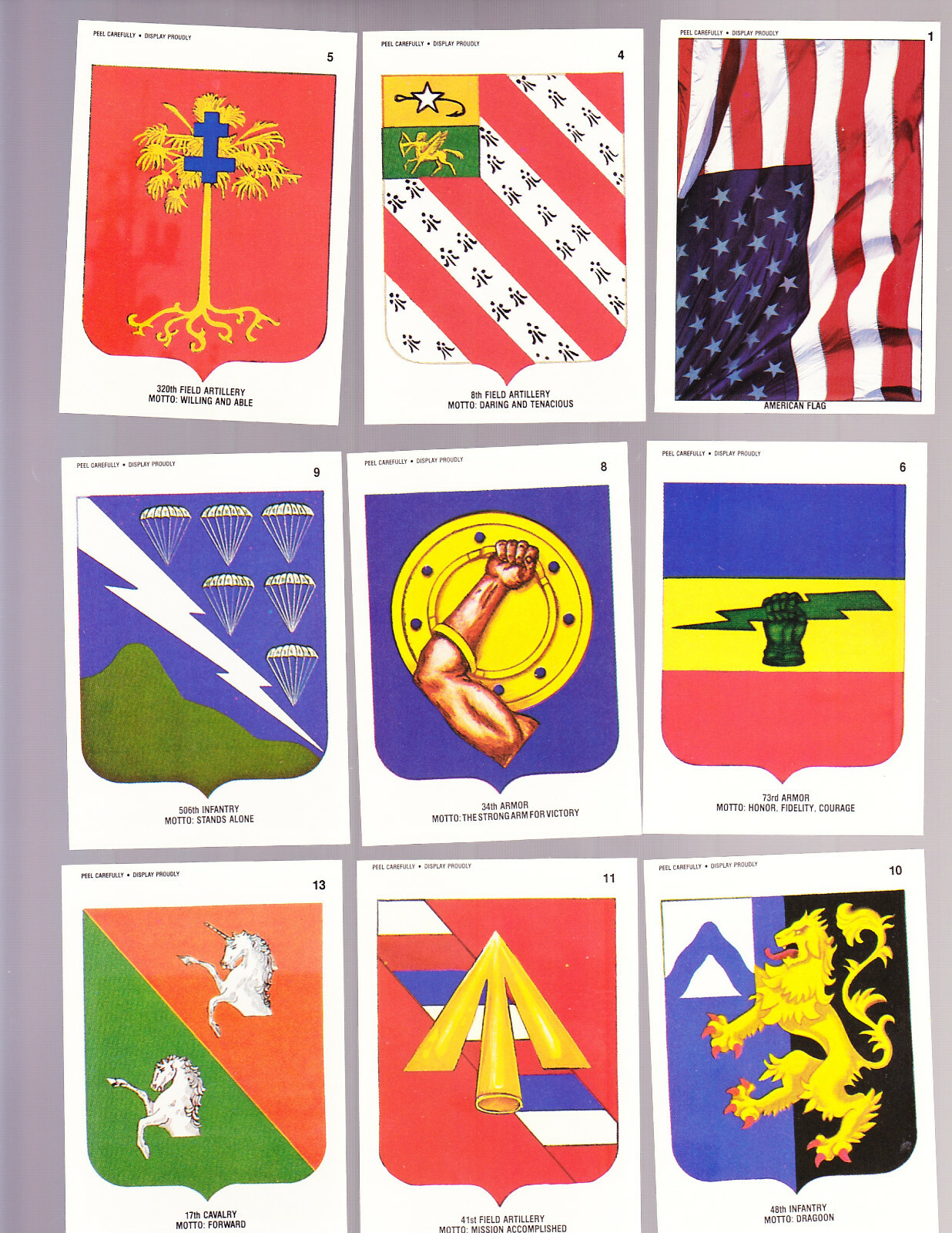 1991 TOPPS Desert Storm SERIES 1 STICKERS 16 OF 22 LOT
