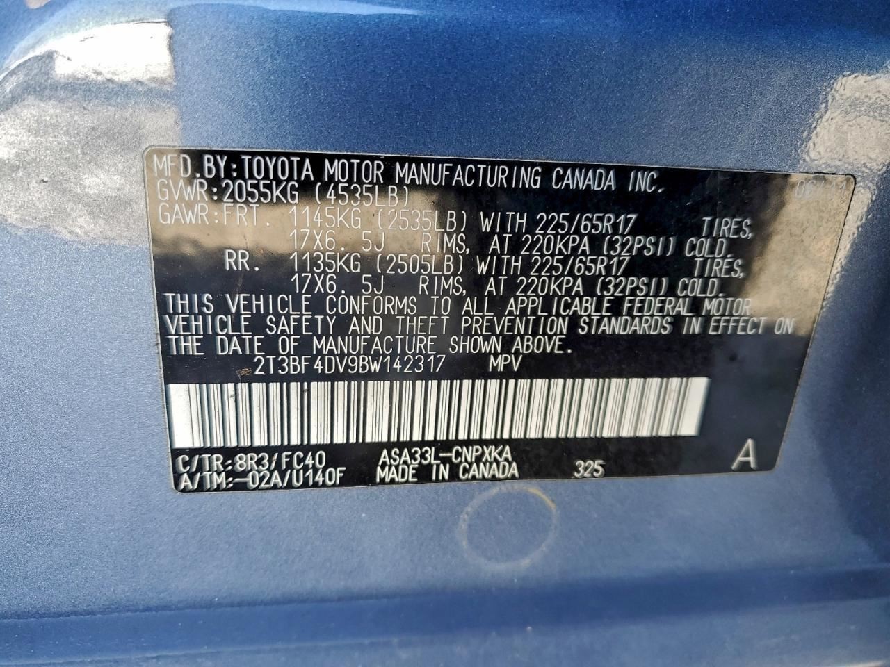 RAV 4 2011 Glove Box 5026039
