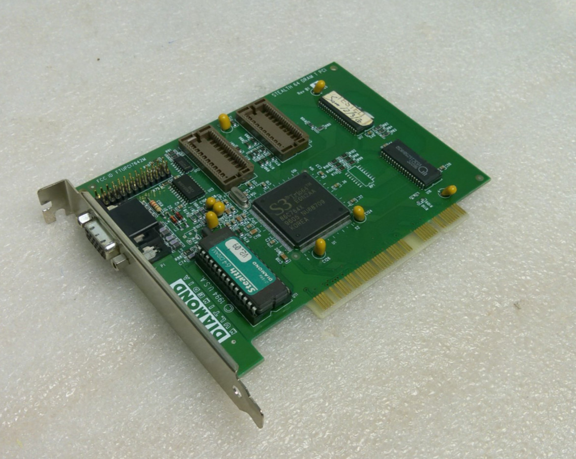 Diamond Multimedia S3 Trio64  23030066-203 FTUPCI7642M Video Card