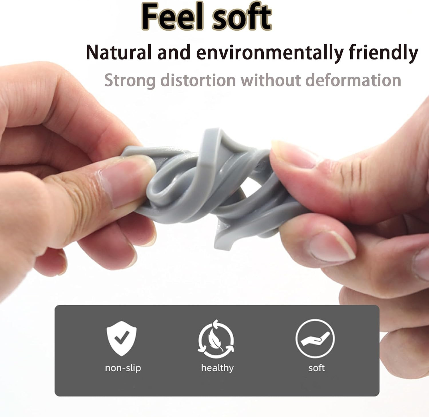 4 Pack Reusable Wireless Microphone Protection Rings, Anti-Rolling Silicone Hold