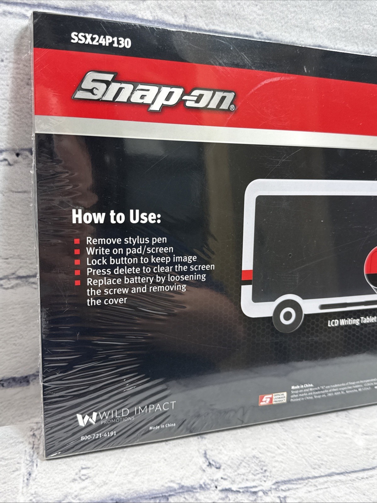 SNAP ON TOOLS LCD Writing Tablet 12" Screen SEALED