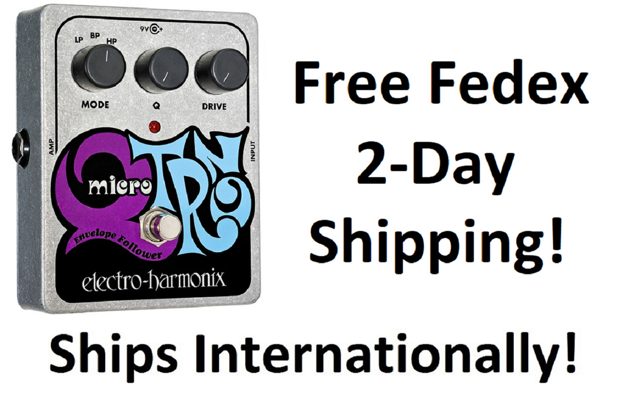 New Electro-Harmonix EHX XO Micro Q-Tron Envelope Filter Guitar Effects Pedal