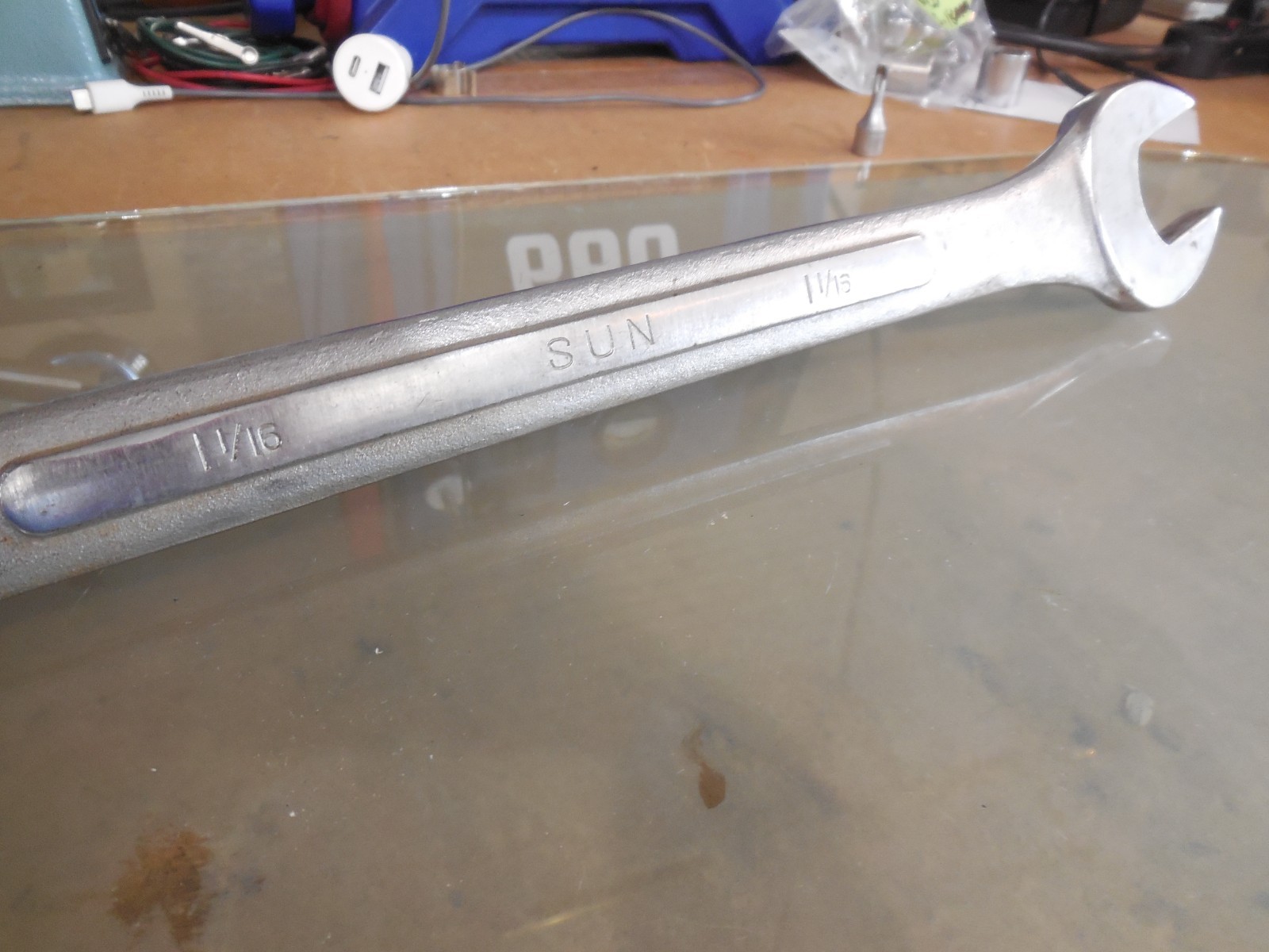 SUN 1 -1/16 SAE 12 Point Combination Wrench