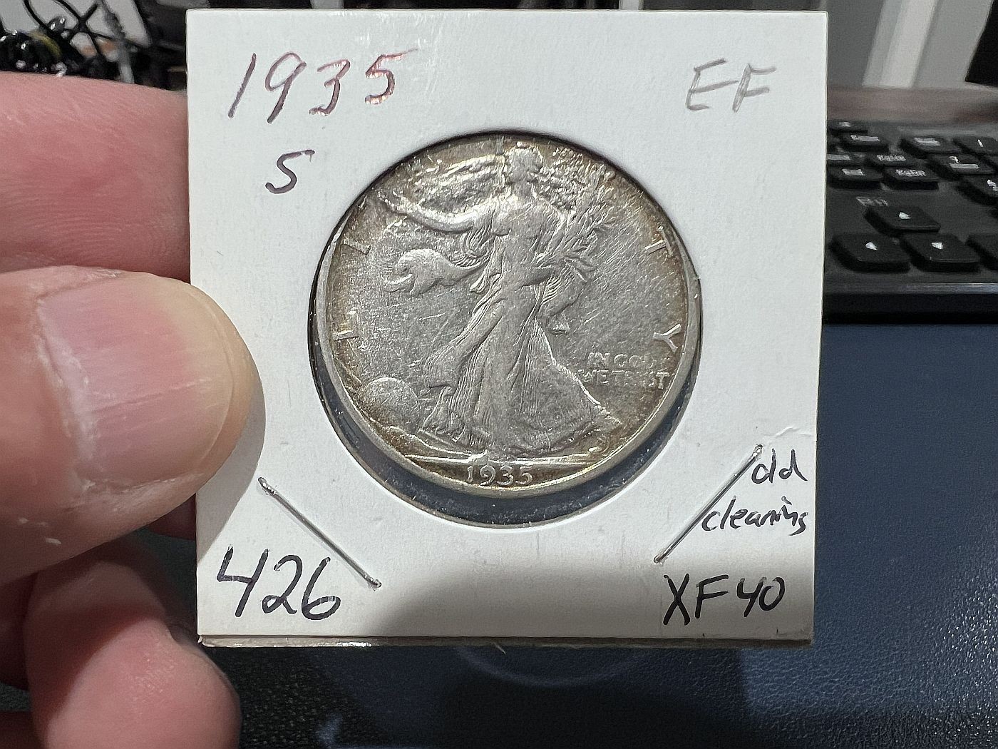 1935-S 50c Walking Liberty Silver Half Dollar San Francisco
