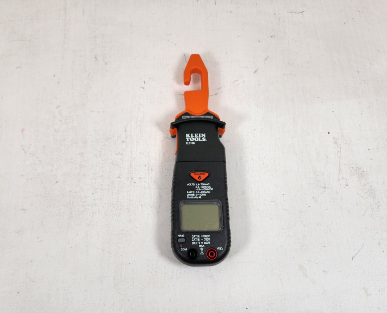 Klein Tools 200 Amp Hook Meter AC DC Volt Multimeter CL3100 "New not in package"