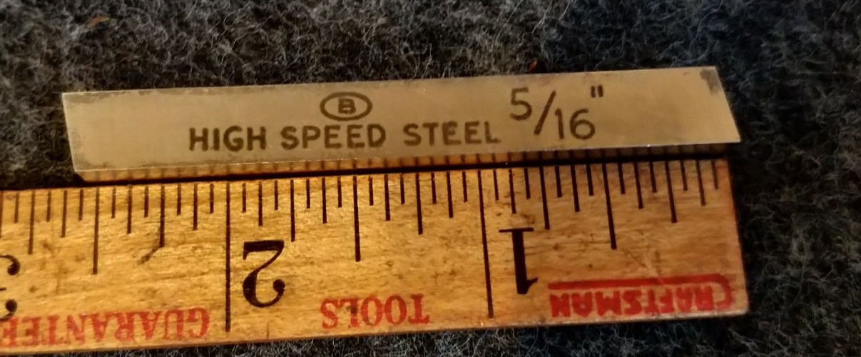 5/16" square 5/16" x 2-1/2" Lathe Cutting BIT Blank BESLY HSS High Speed Steel