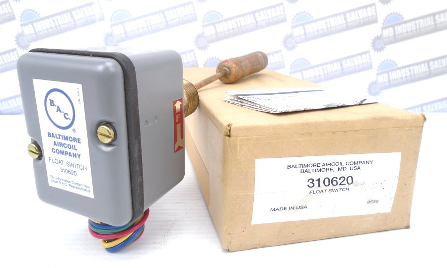 BAC - BALTIMORE AIRCOIL - 310620 - F63FF - FLOAT SWITCH - SNG P, DBL Throw (NEW)